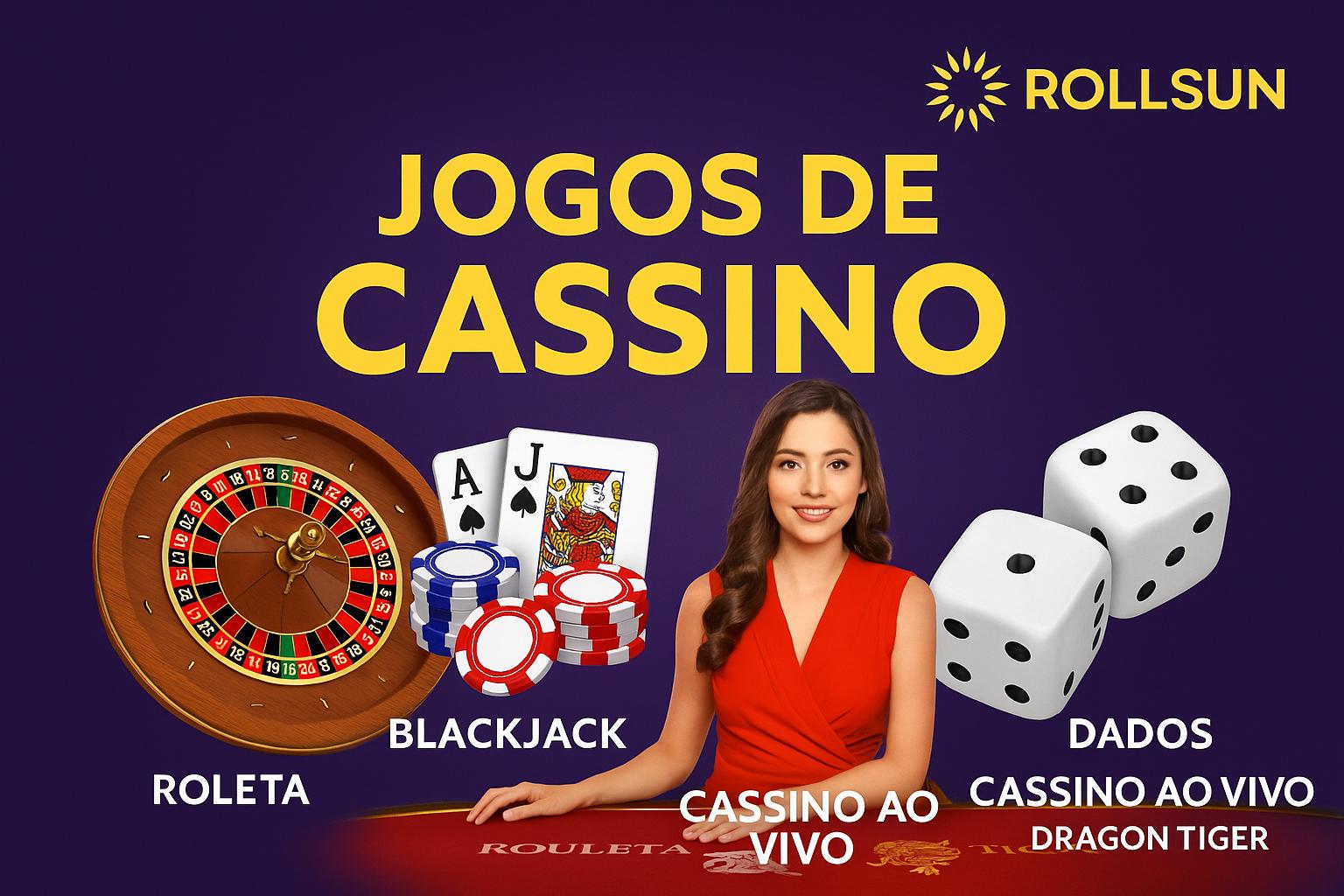 Jogos de cassino online inovadores e emocionantes na ROLLSUN