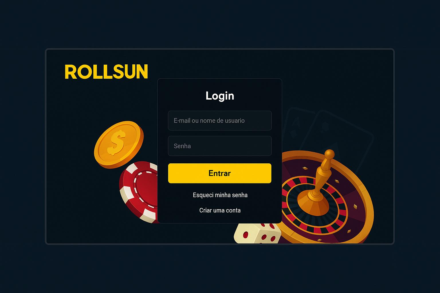 Não Perca tempo, o rRgistro na site ROLLSUN  